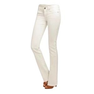 Cabi Bootcut Flare Denim Jeans White